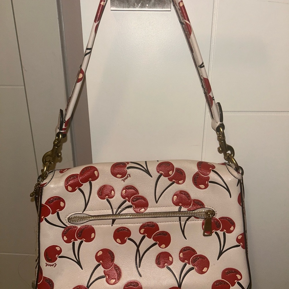 Coach Cherry Print Soft tabby Bag - Picture 9 of 10